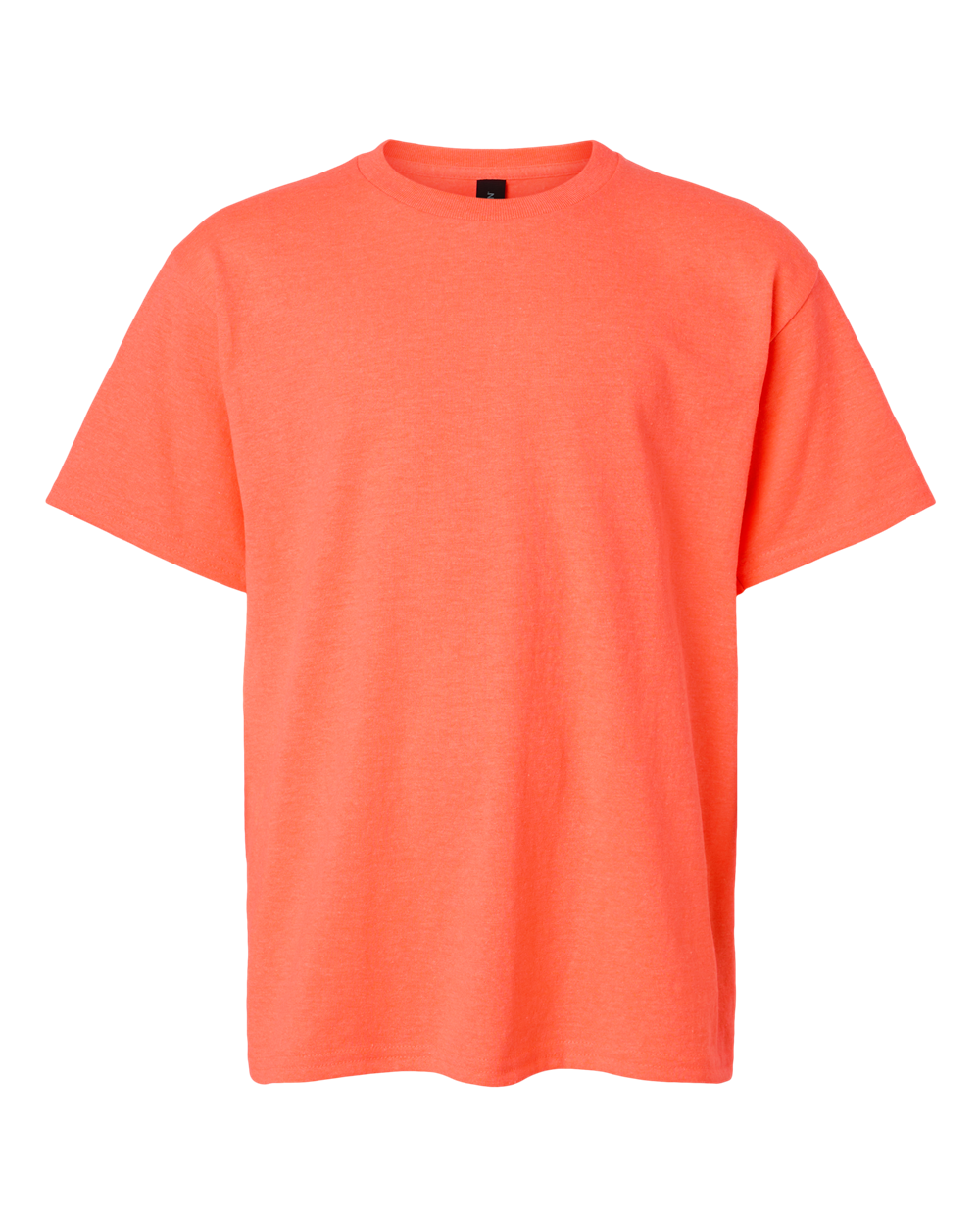 Gildan 5000B Youth Heavy Cotton™ T-Shirt - Heather Neon Coral