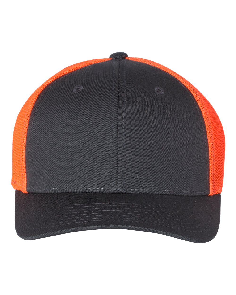 Charcoal/ Neon Orange