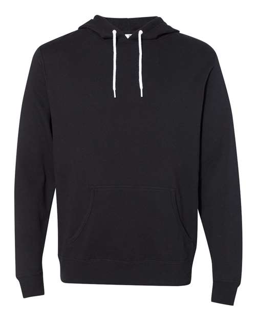 Independent Trading Co. AFX90UN Unisex Lightweight Hooded Sweatshirt - Black