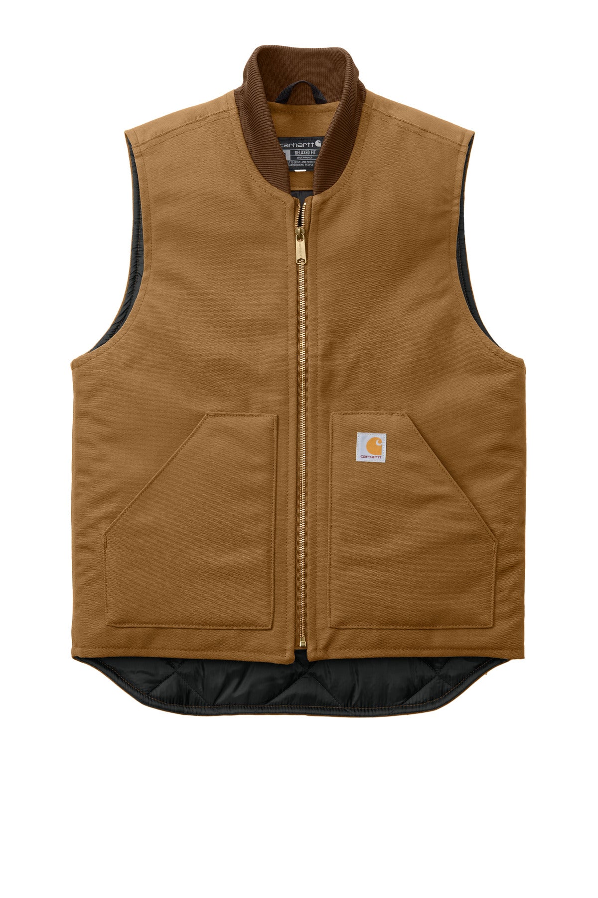 Carhartt CT106676 Duck Vest - Carhartt Brown